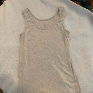Heather cream tank